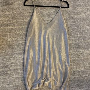 Zara Silver Minidress